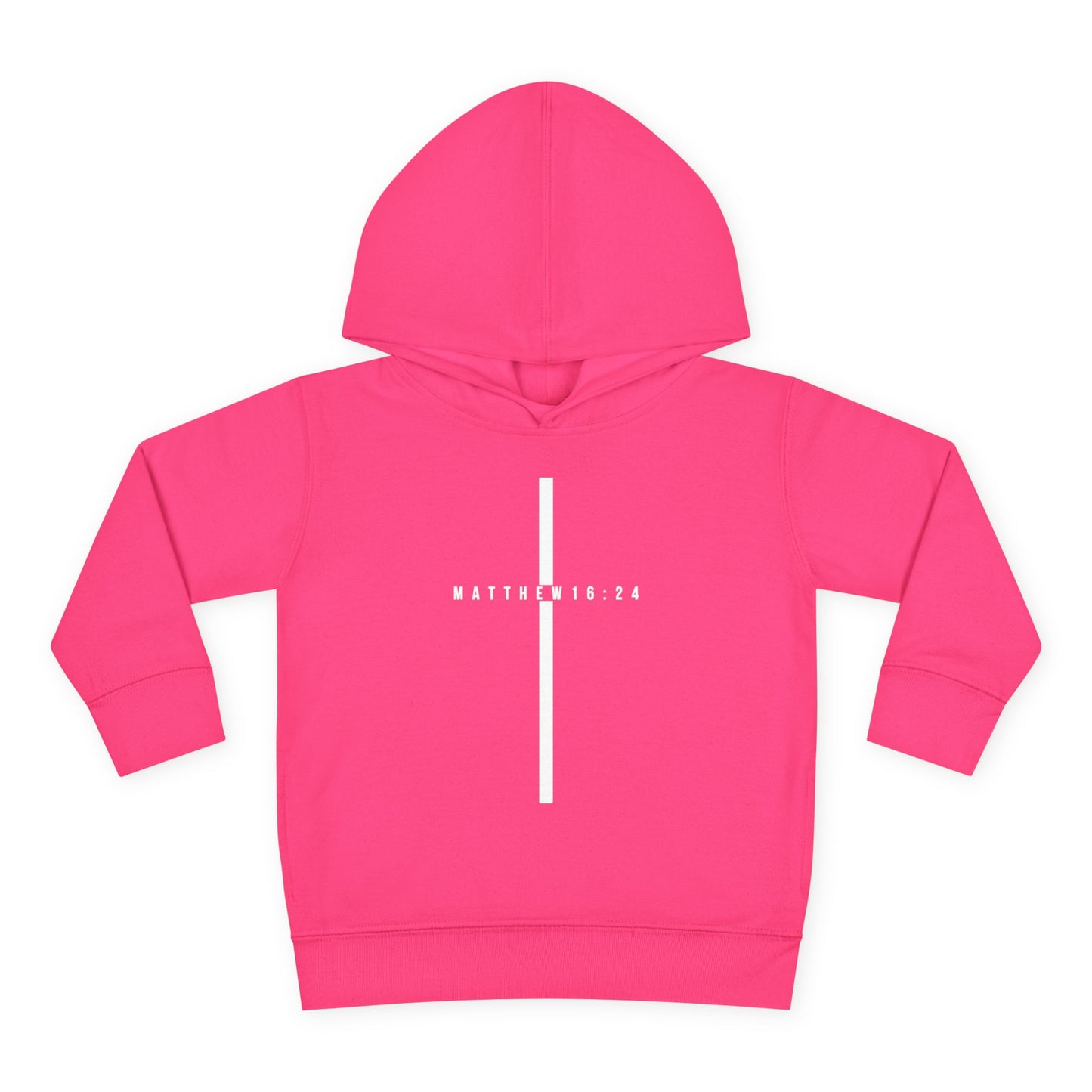 Toddler Take Up Your Cross Hoodie (Matthew 16:24)
