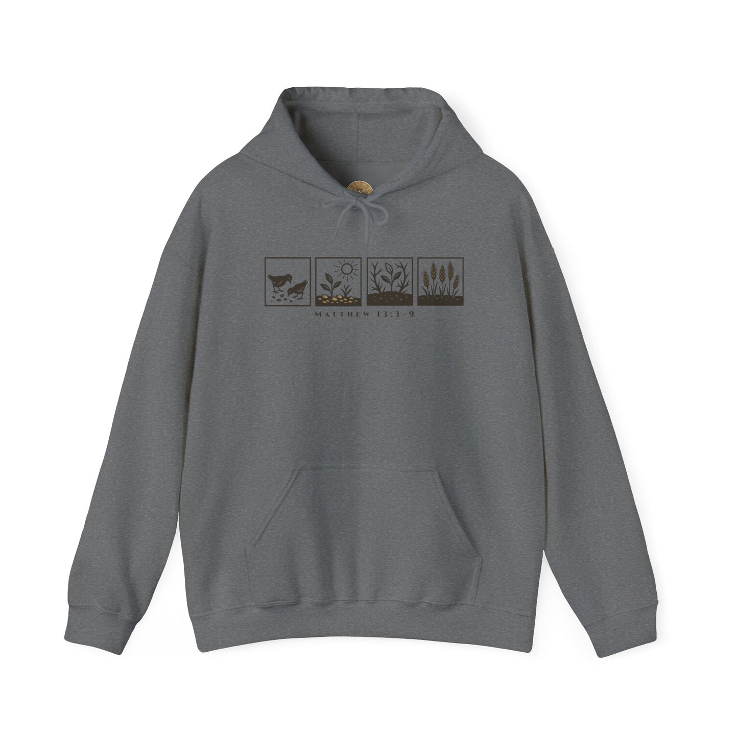 The Parable of the Sower – Minimalist Hoodie (Matthew 13:3–9)