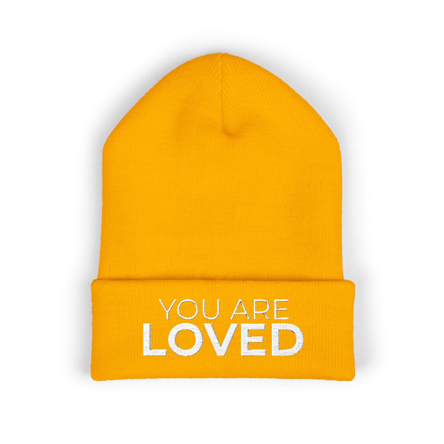 You Are Loved Cuffed Beanie (Embroidery)