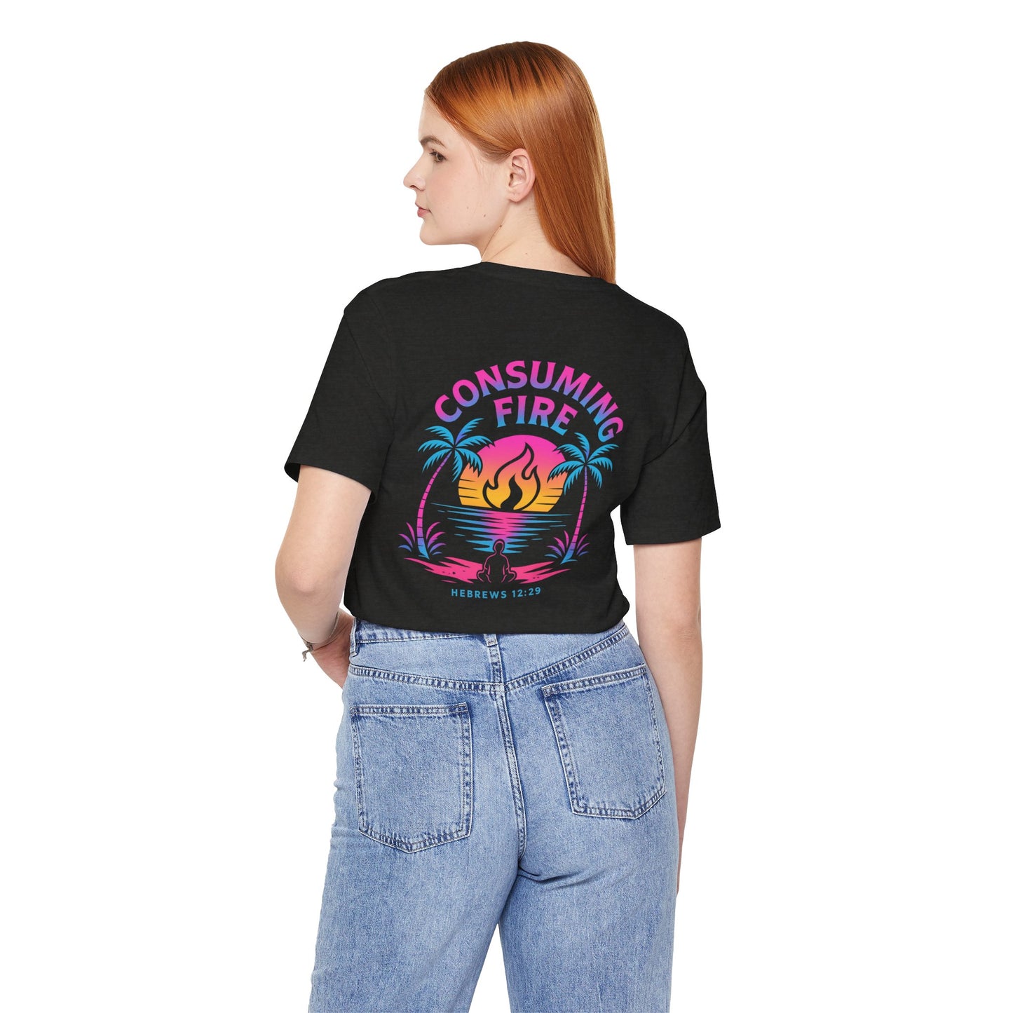 Consuming Fire – Hebrews 12:29 Christian T-Shirt