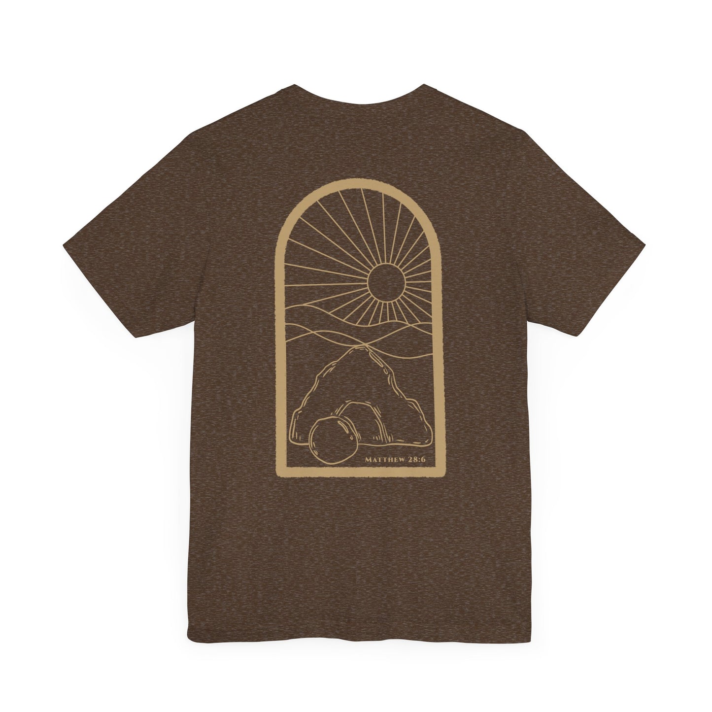 Empty Tomb - Matthew 28:6 Short Sleeve Tee