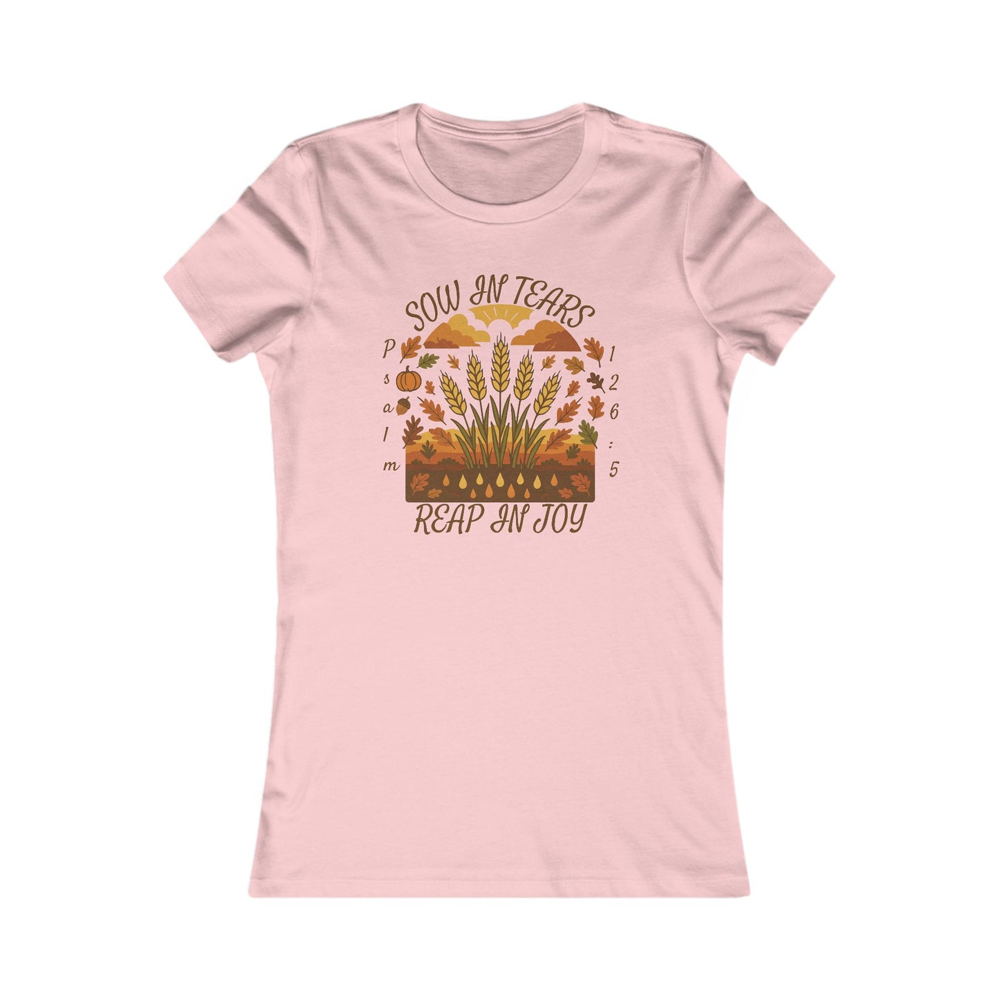 Reap Joy – Women’s Christian Fall Tee (Psalm 126:5)