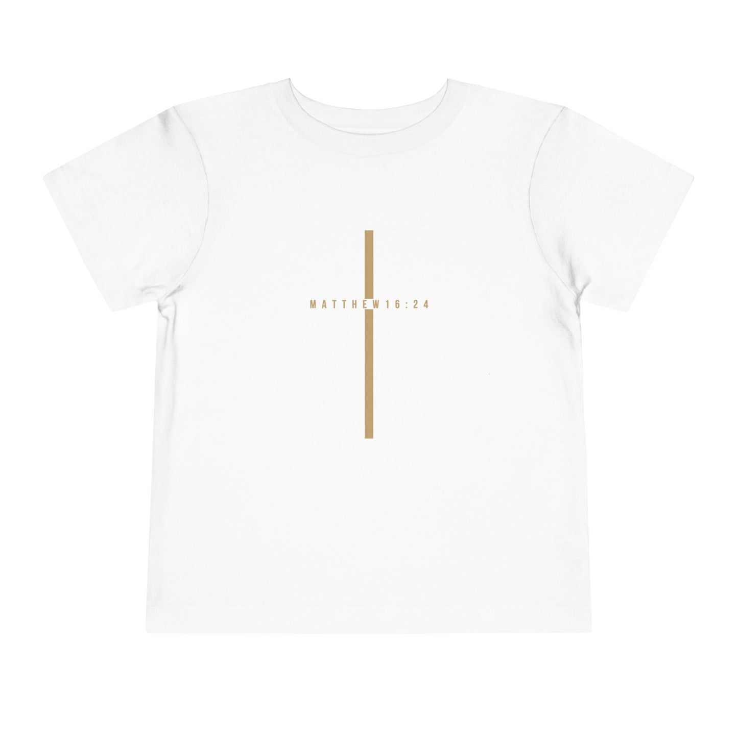 Toddler Take Up Your Cross Tee (Matthew 16:24)