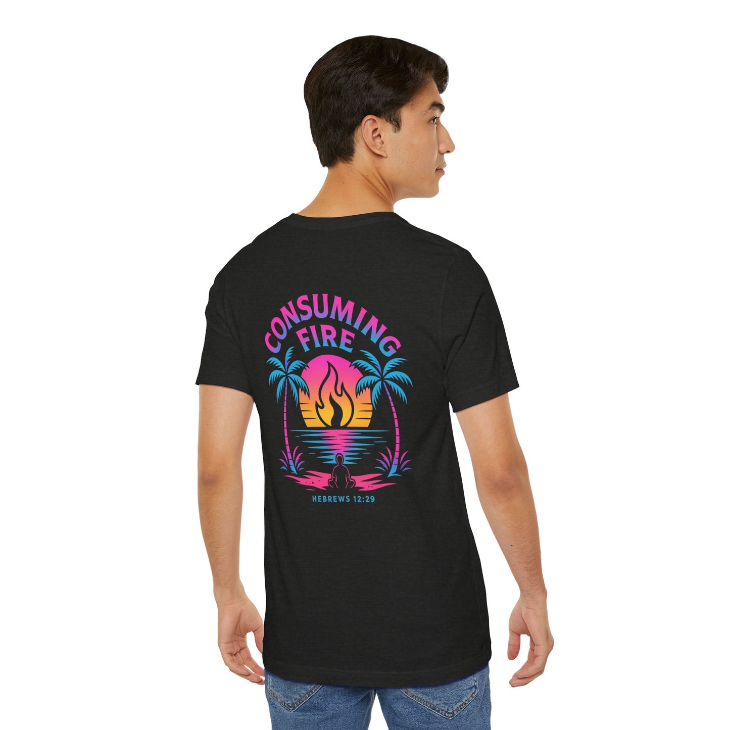 Consuming Fire – Hebrews 12:29 Christian T-Shirt