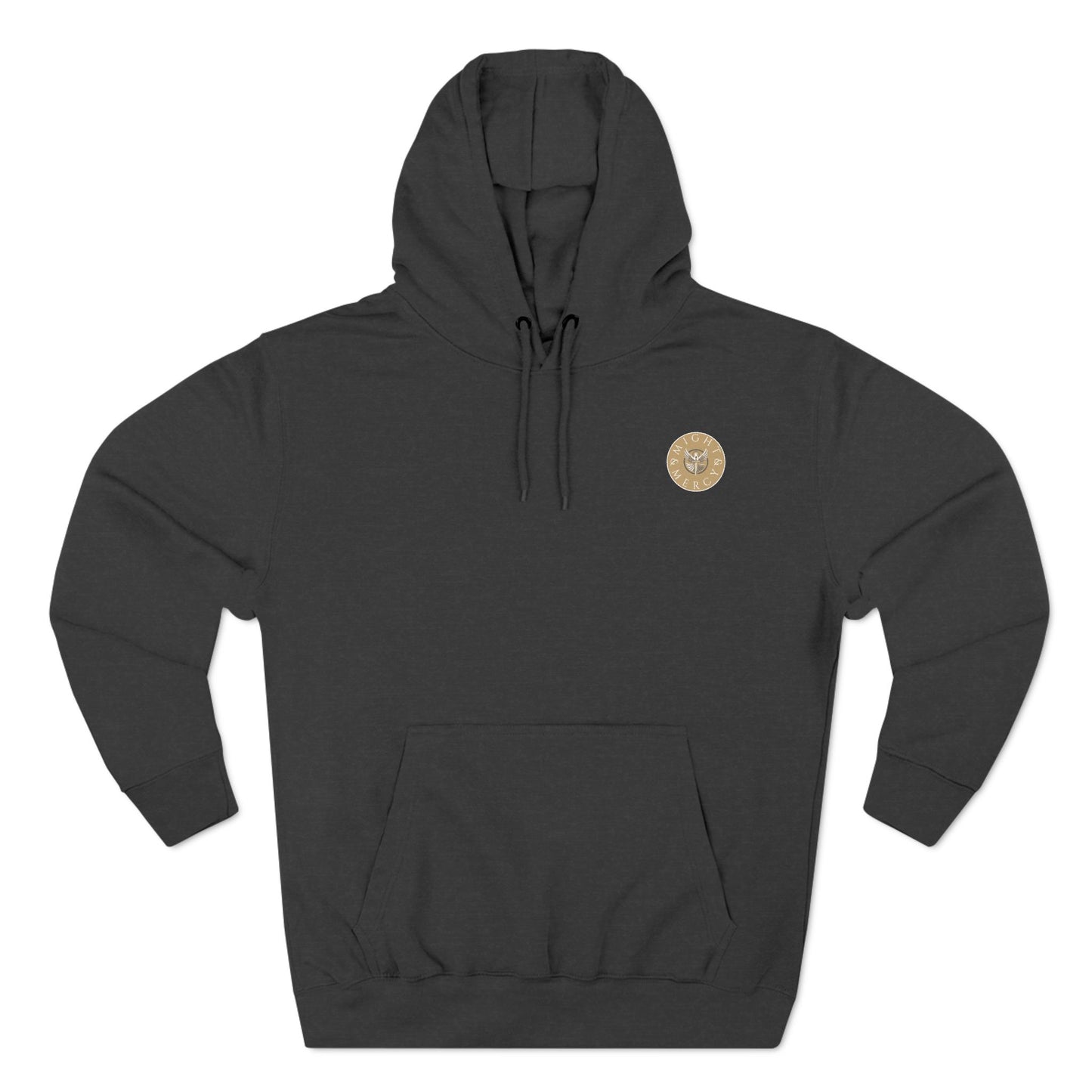 Might & Mercy Small Signature Logo Hoodie