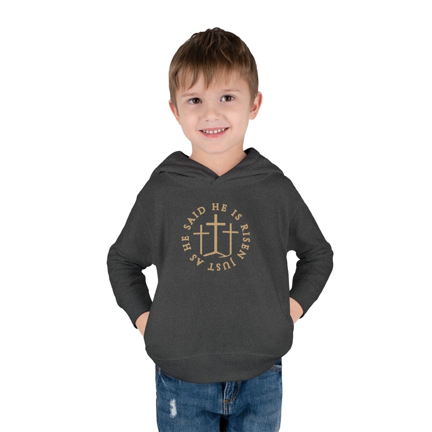 Toddler He Is Risen Hoodie (Matthew 28:6)