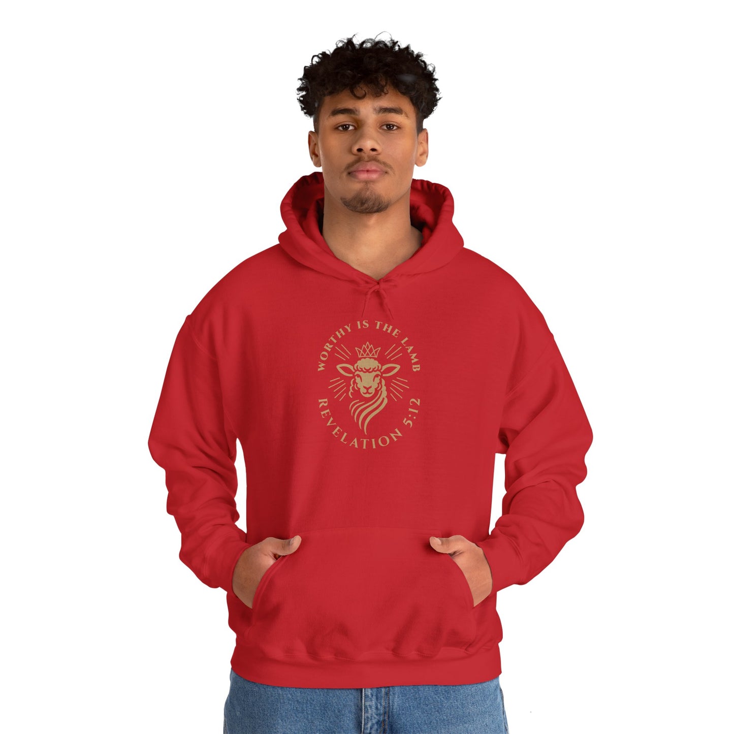 Worthy is the Lamb (Revelation 5:12) Hooded Sweatshirt