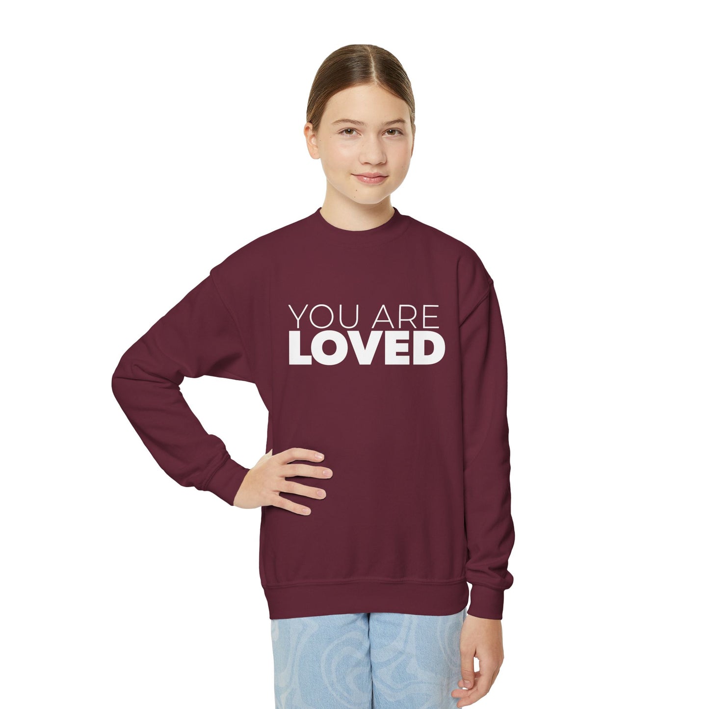 Youth You Are Loved Crewneck Sweatshirt