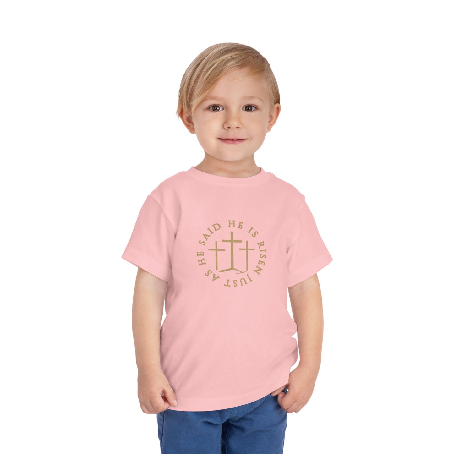 Toddler He Is Risen Tee (Matthew 28:6)