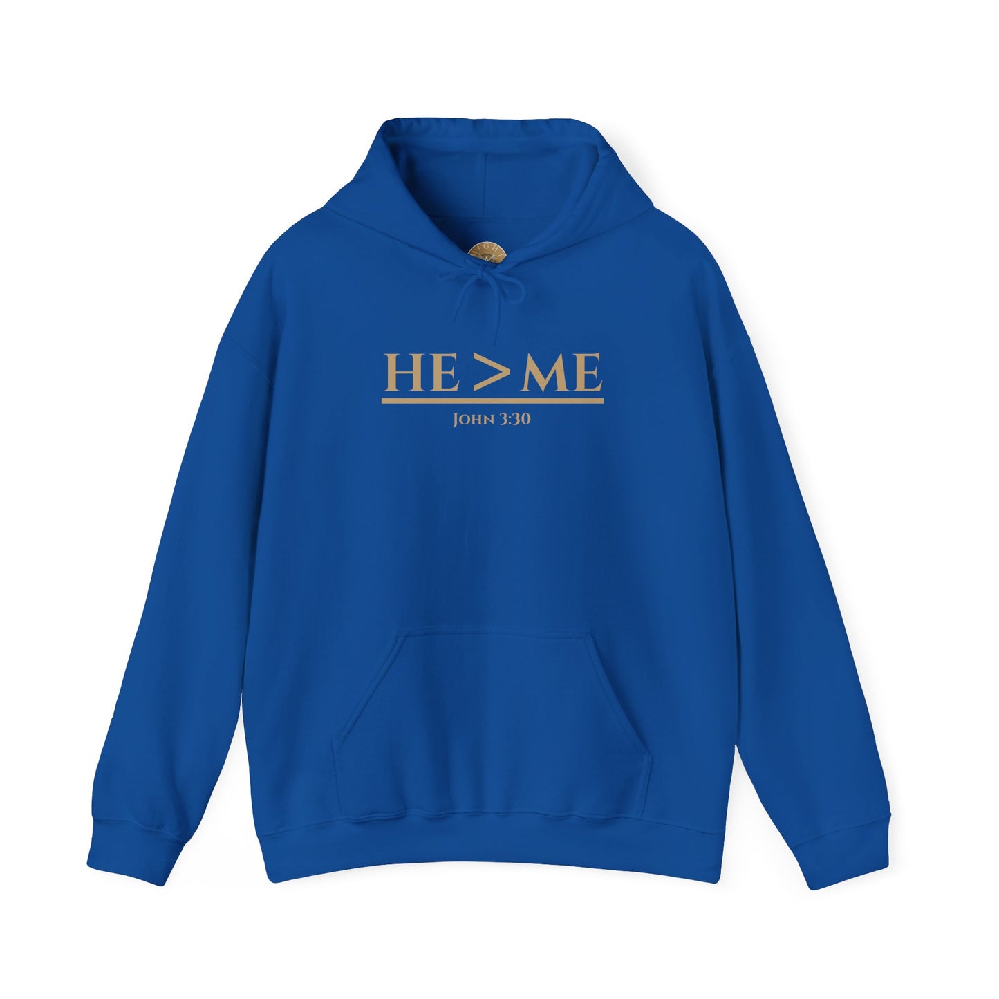 He > Me (John 3:30) Hooded Sweatshirt