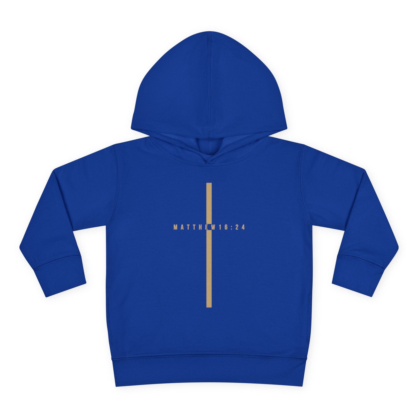 Toddler Take Up Your Cross Hoodie (Matthew 16:24)