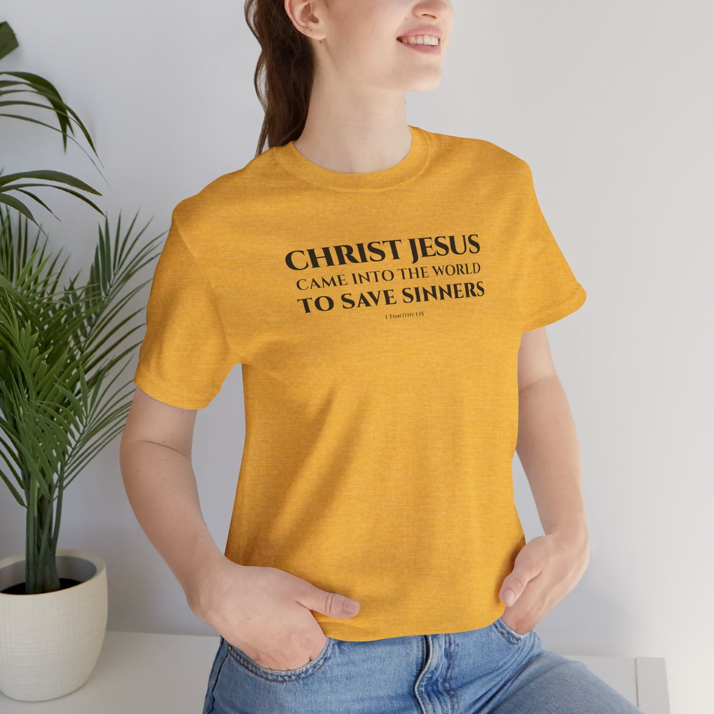 1 Timothy 1:15 Short Sleeve Tee