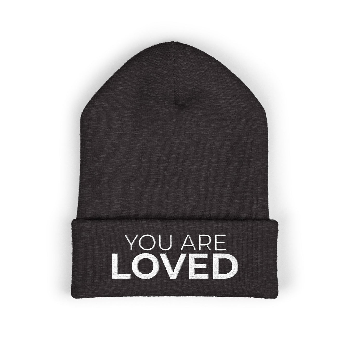 You Are Loved Cuffed Beanie (Embroidery)