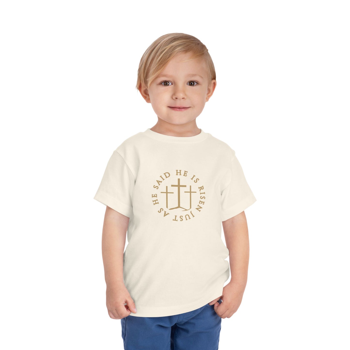 Toddler He Is Risen Tee (Matthew 28:6)