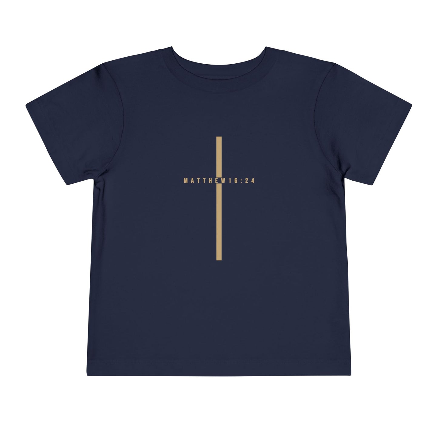 Toddler Take Up Your Cross Tee (Matthew 16:24)