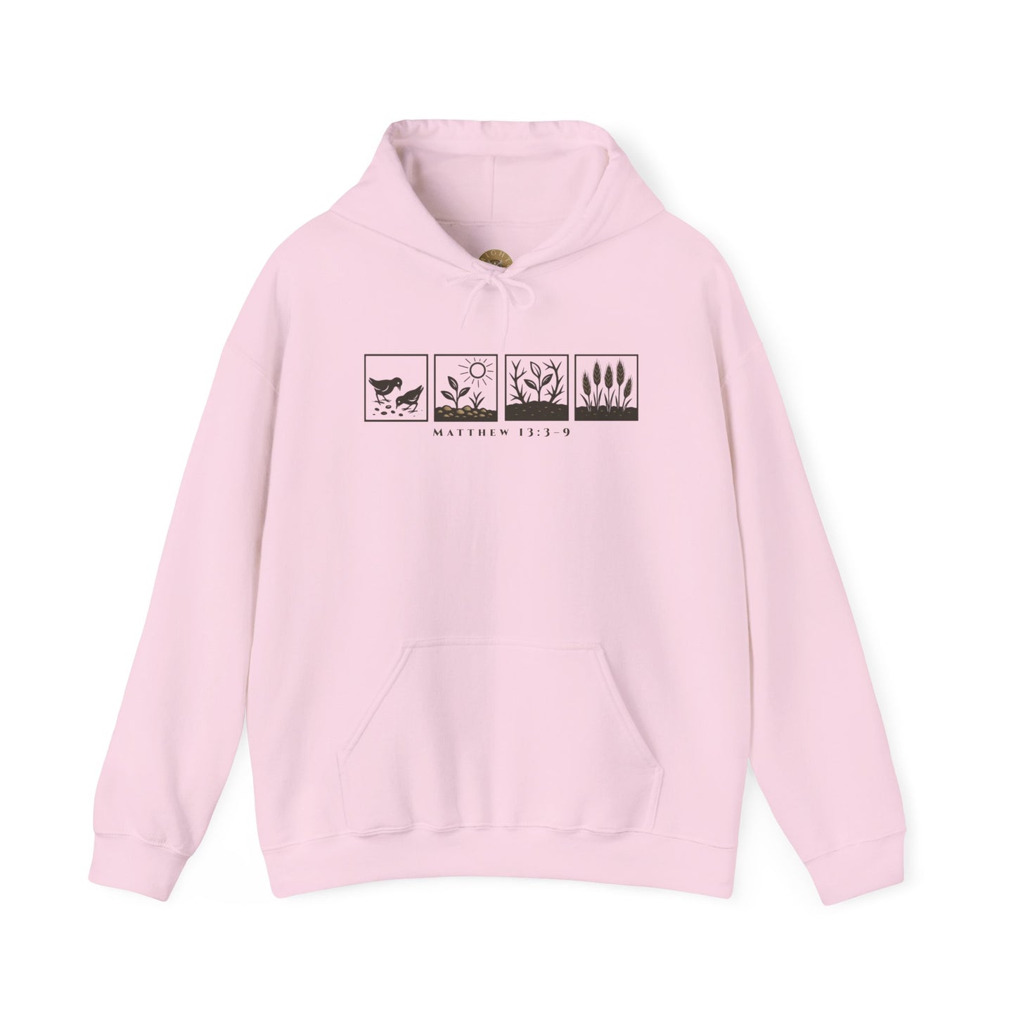 The Parable of the Sower – Minimalist Hoodie (Matthew 13:3–9)