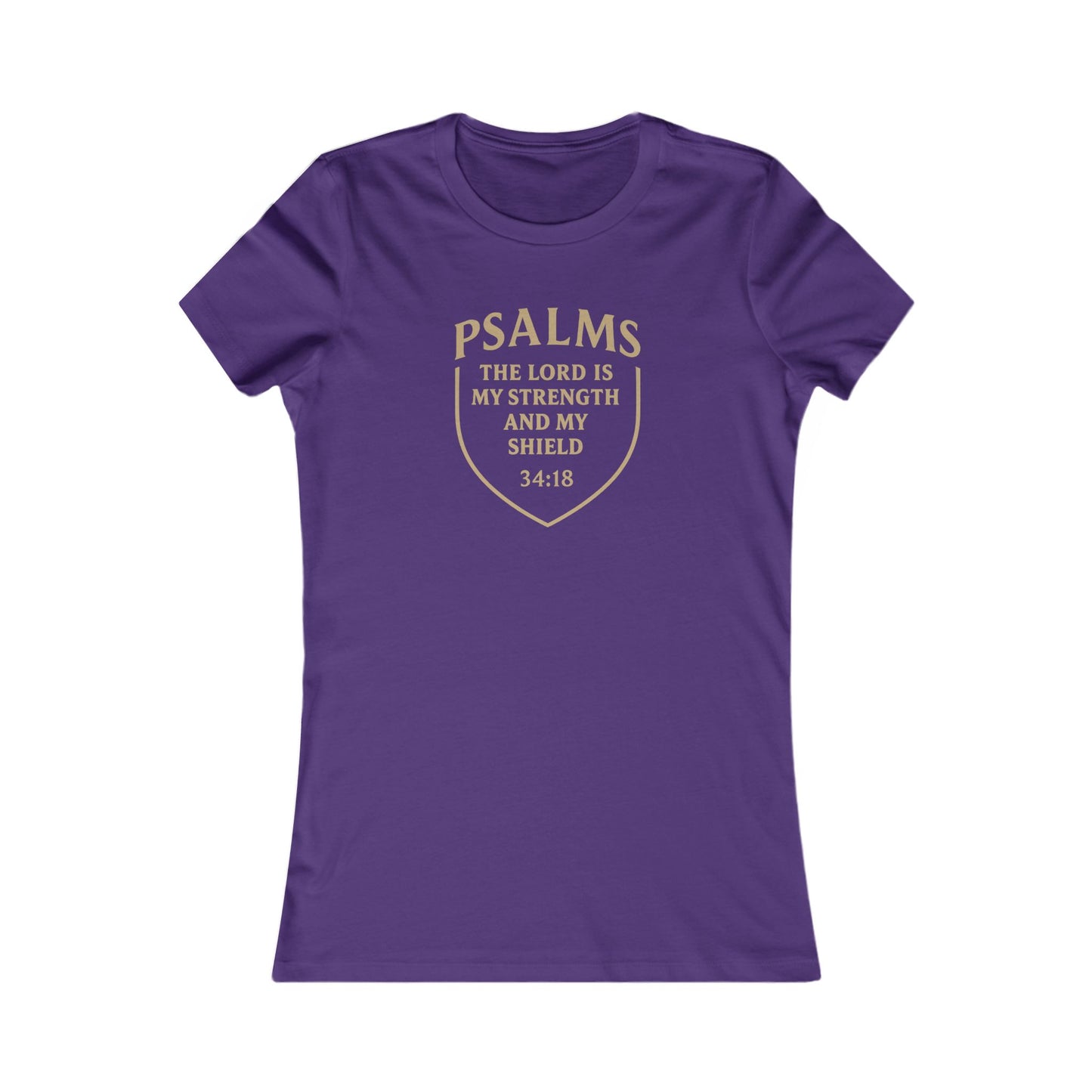 The Lord Is My Strength and Shield — Psalm 28:7 Women's Tee