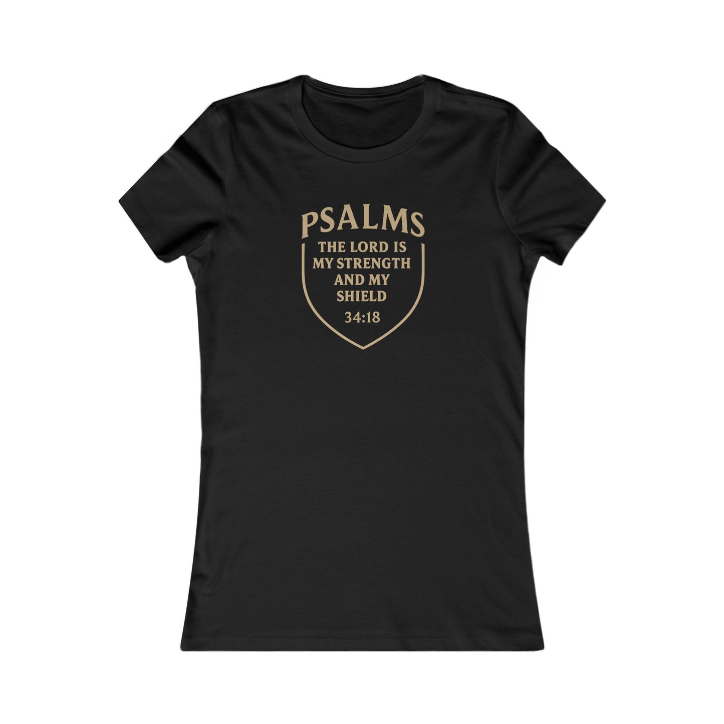 The Lord Is My Strength and Shield — Psalm 28:7 Women's Tee