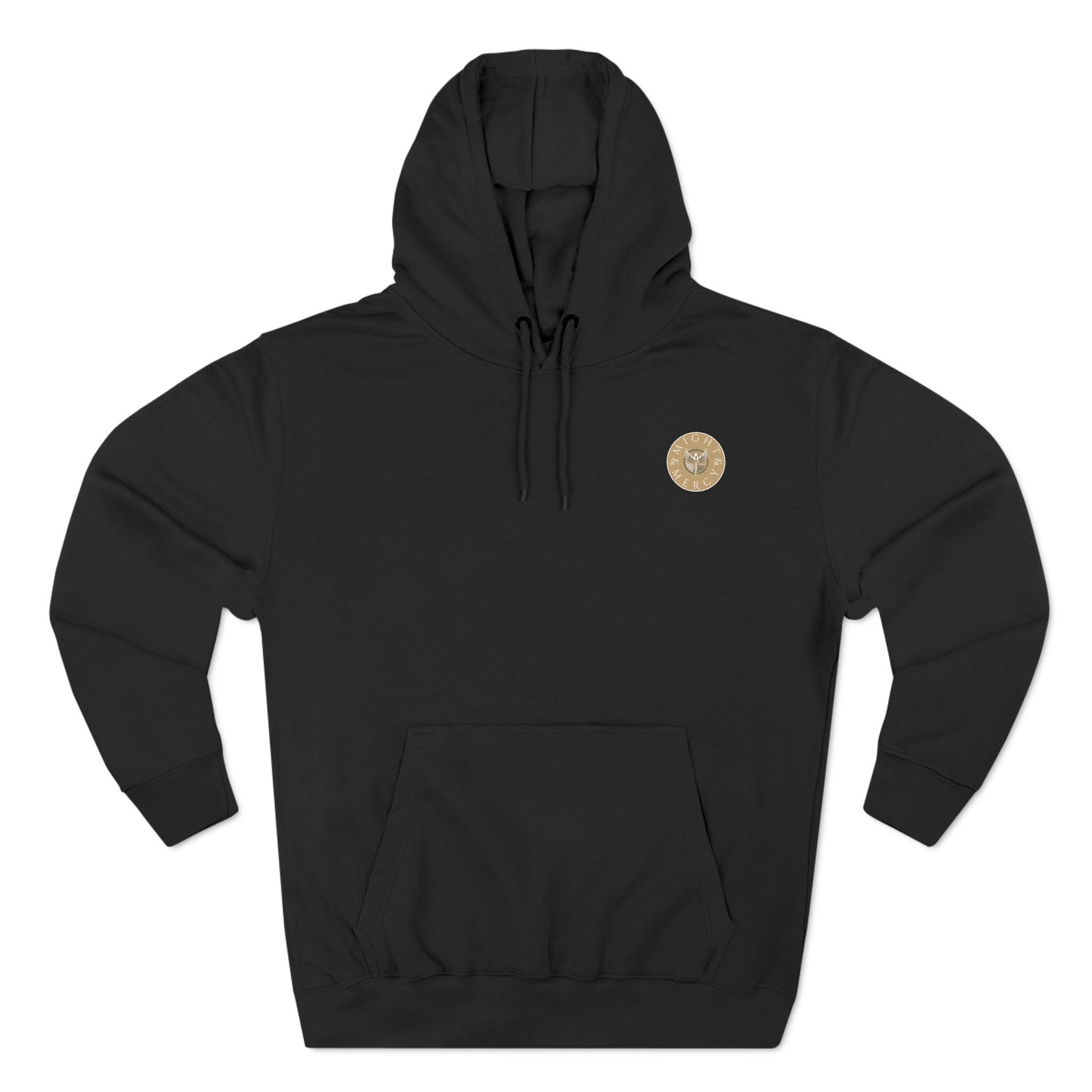 Might & Mercy Small Signature Logo Hoodie