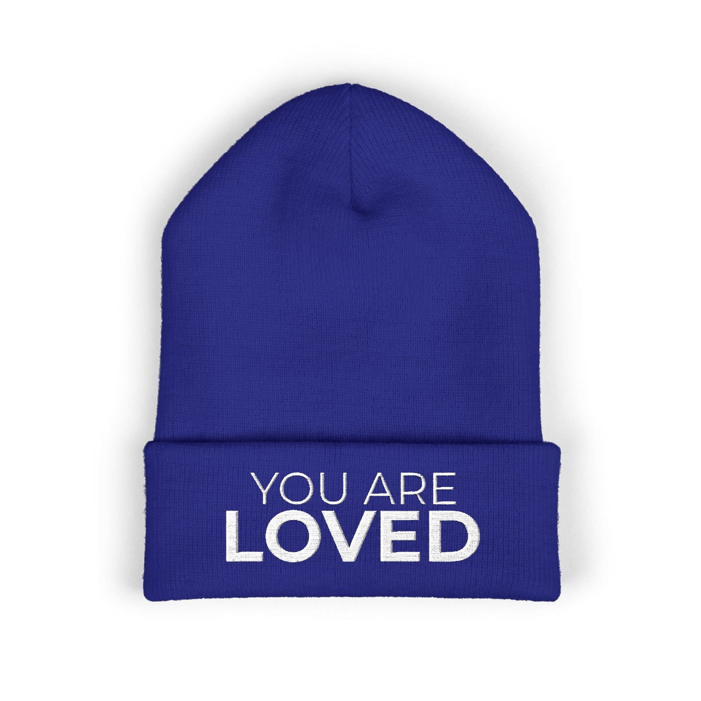 You Are Loved Cuffed Beanie (Embroidery)