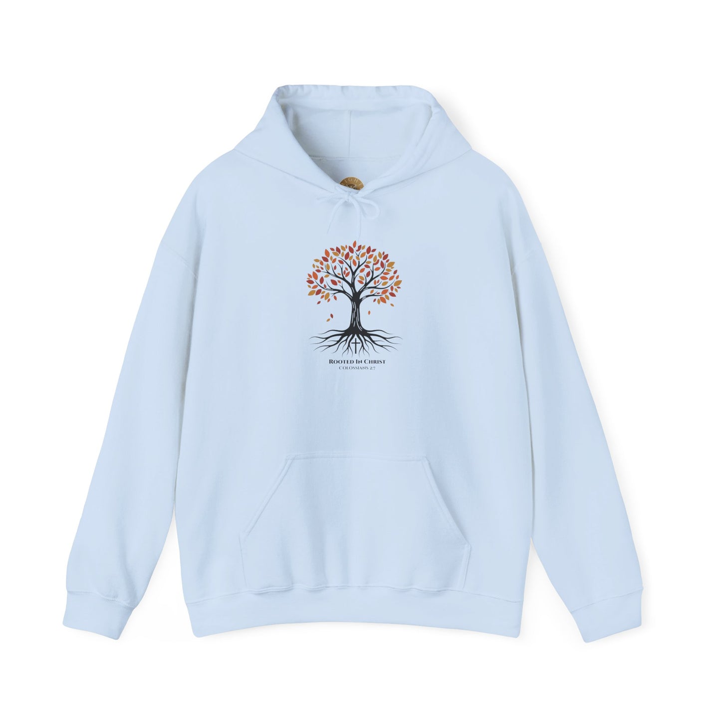Rooted In Christ – Colossians 2:7 Christian Fall Hoodie