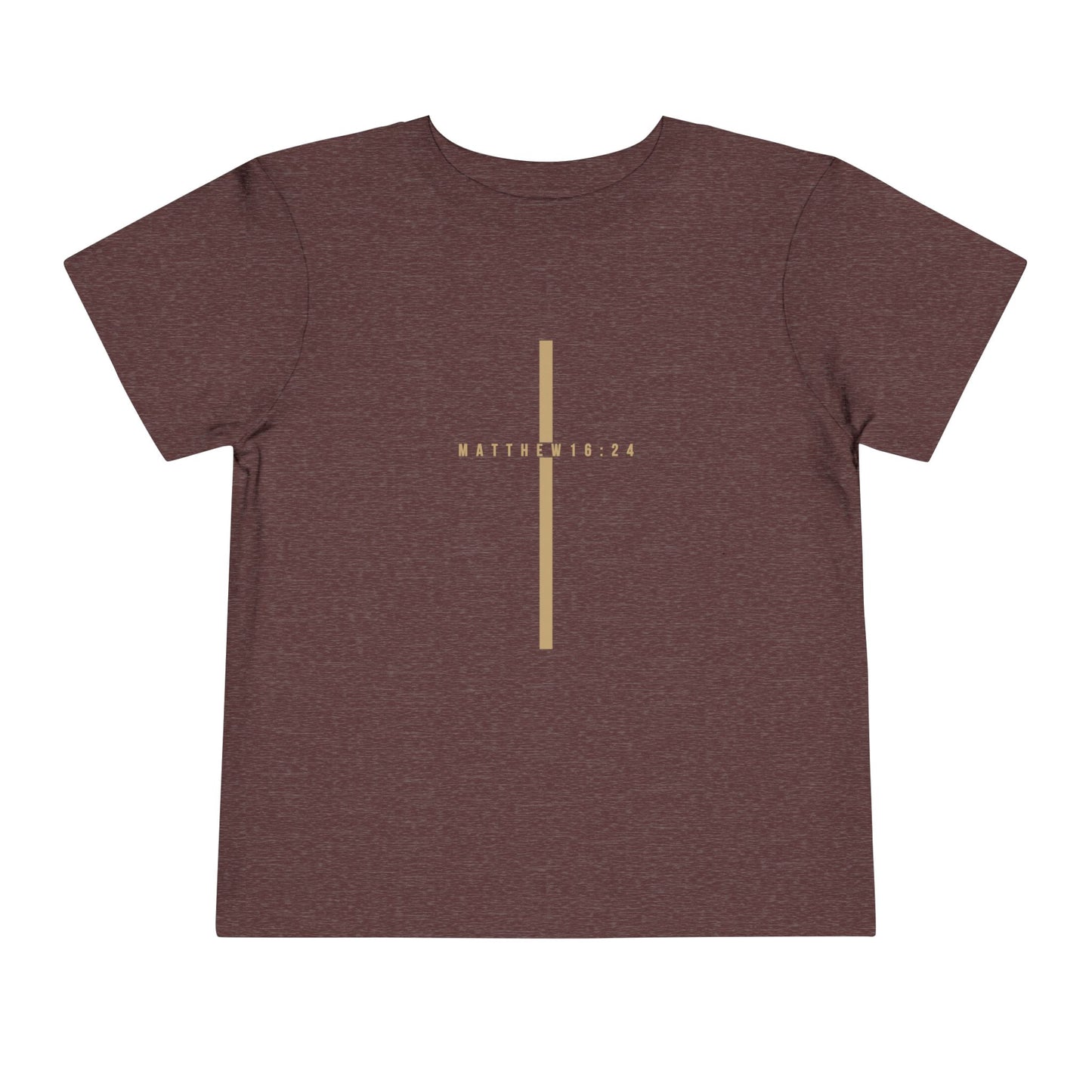 Toddler Take Up Your Cross Tee (Matthew 16:24)