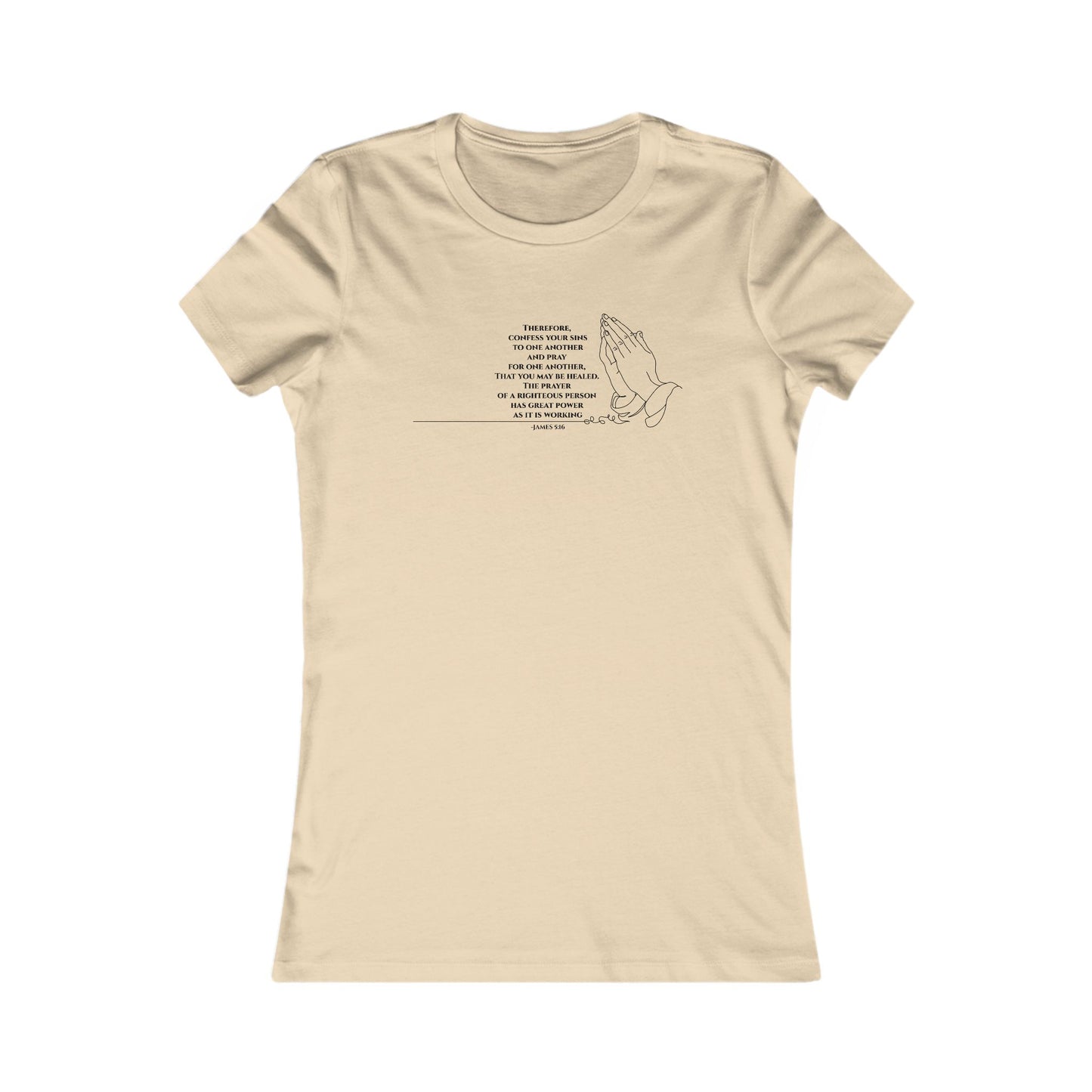 Pray for One Another — James 5:16 Women's Tee