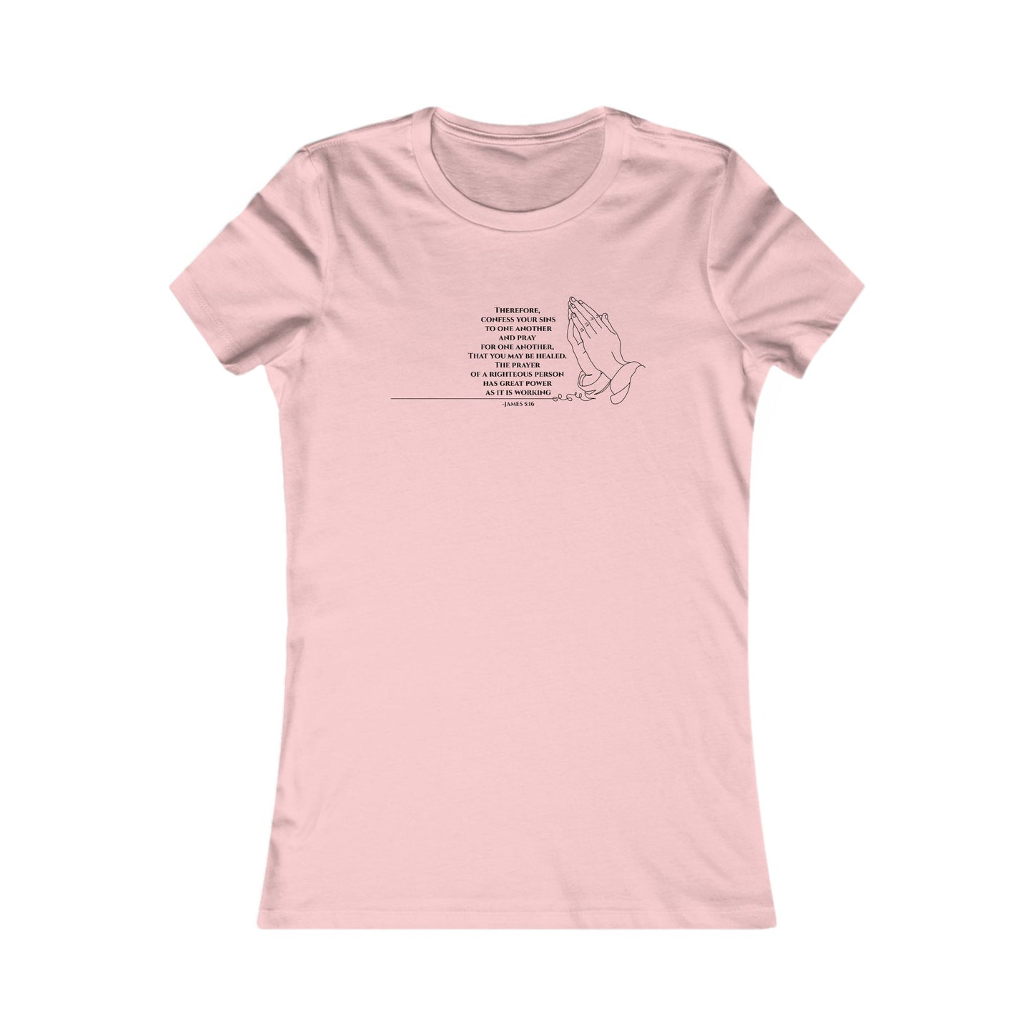 Pray for One Another — James 5:16 Women's Tee