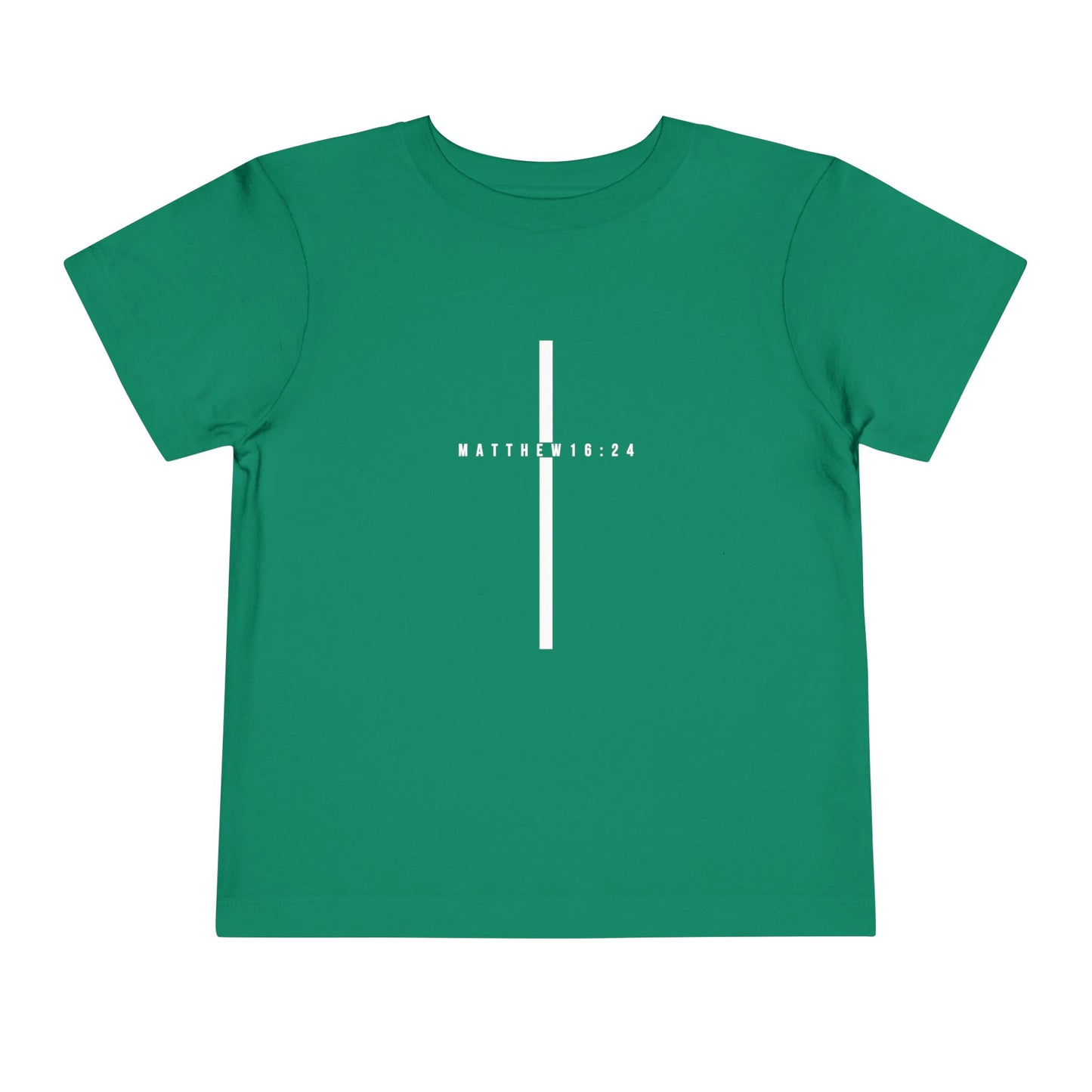 Toddler Take Up Your Cross Tee (Matthew 16:24)