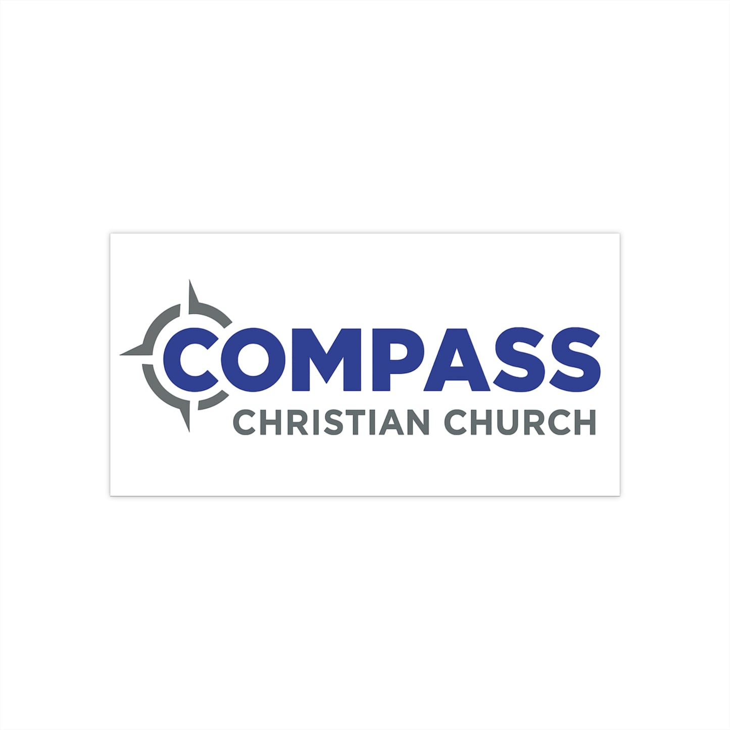 Compass Christian Church Bumper Sticker