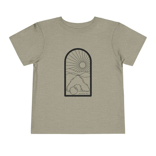 Toddler Risen Tomb Tee (Matthew 28:6)