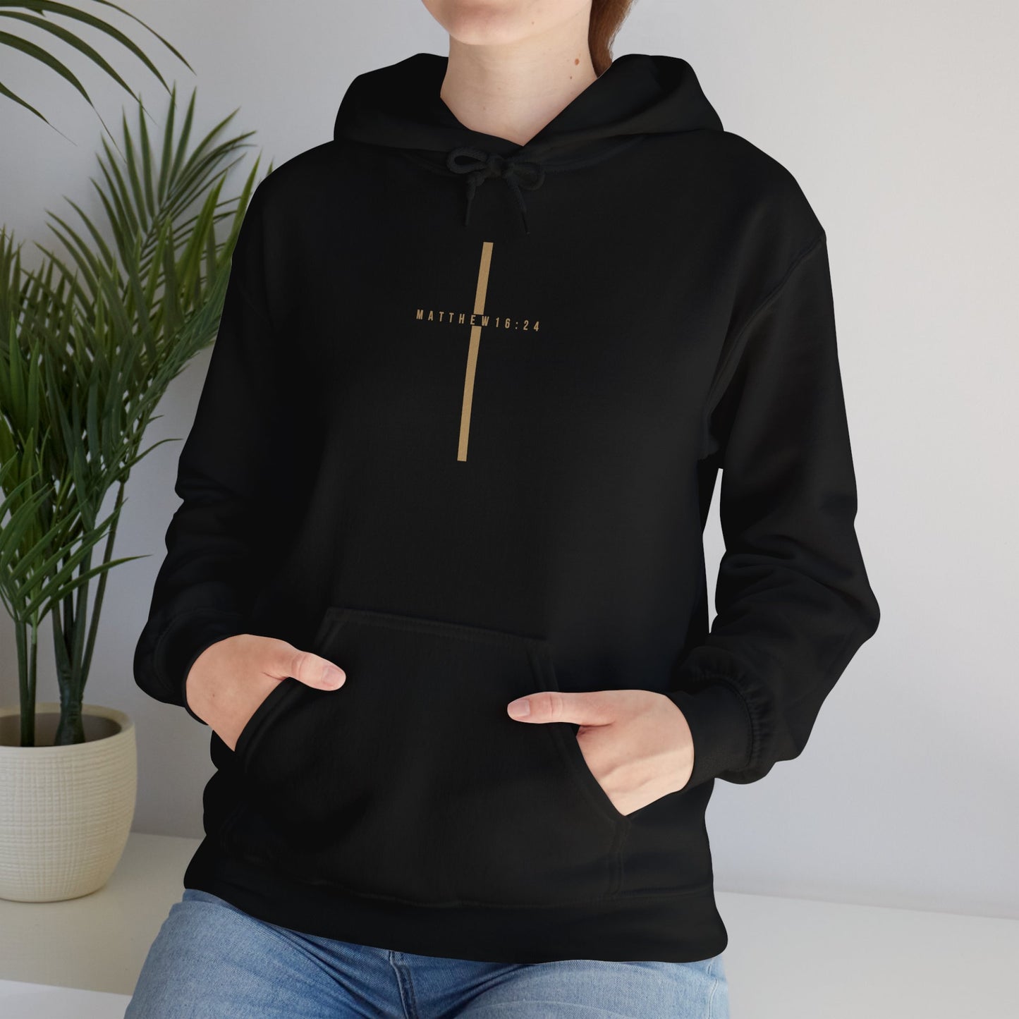 Matthew 16:24 Hooded Sweatshirt