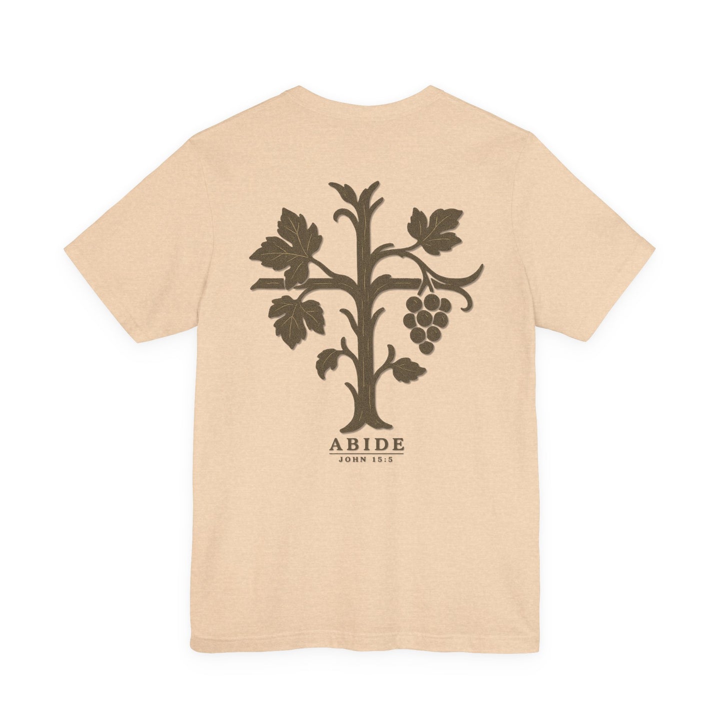 Abide – John 15:5 Short Sleeve Tee
