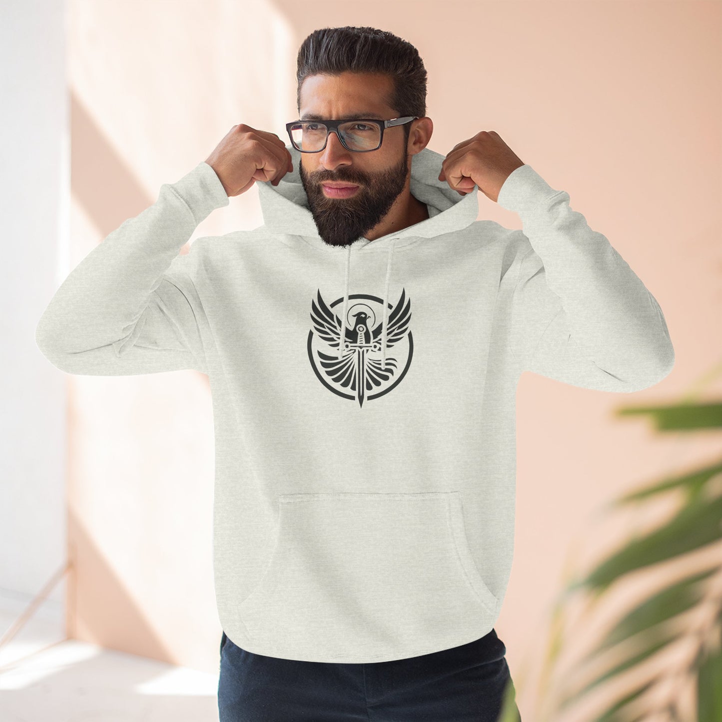 Might & Mercy Logo Fleece Hoodie