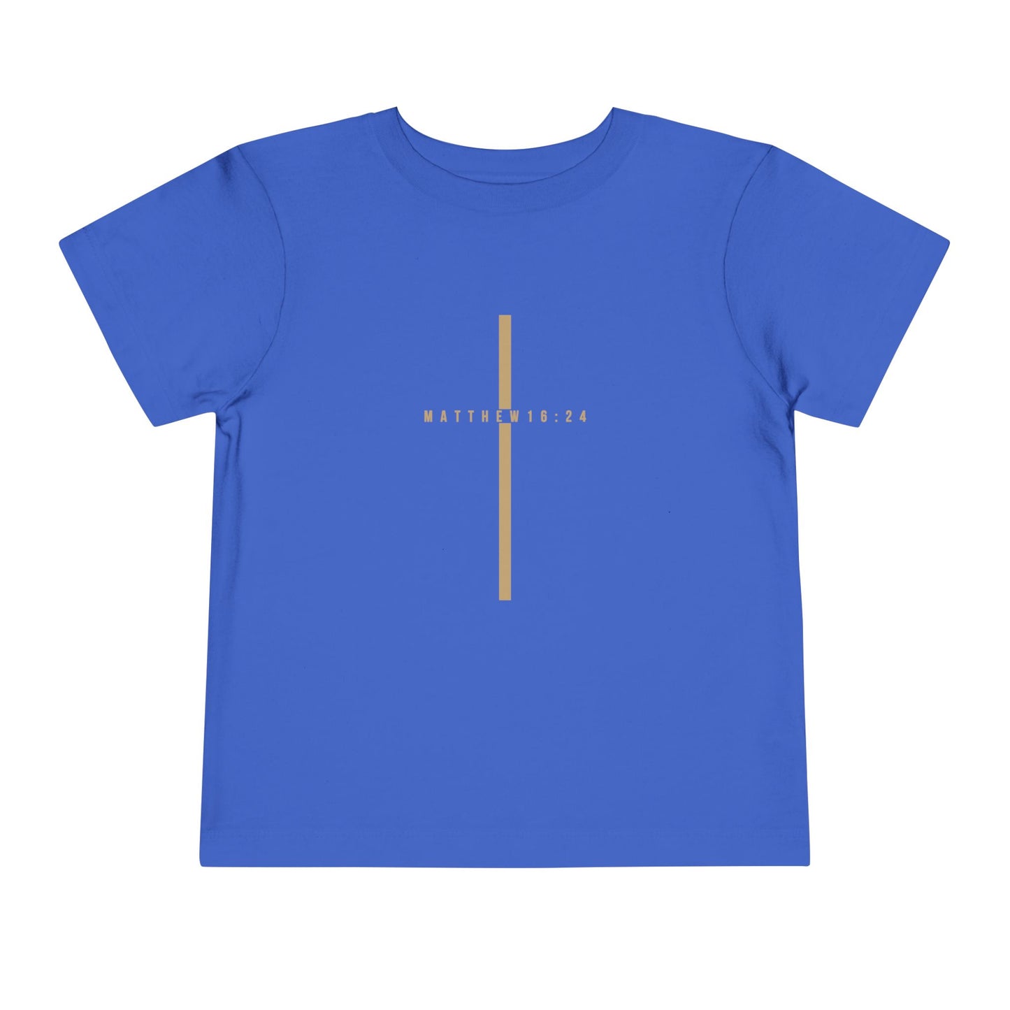 Toddler Take Up Your Cross Tee (Matthew 16:24)