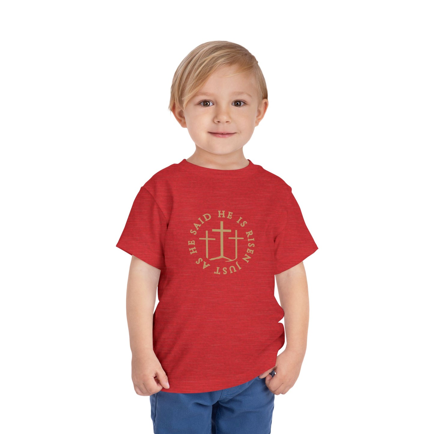 Toddler He Is Risen Tee (Matthew 28:6)
