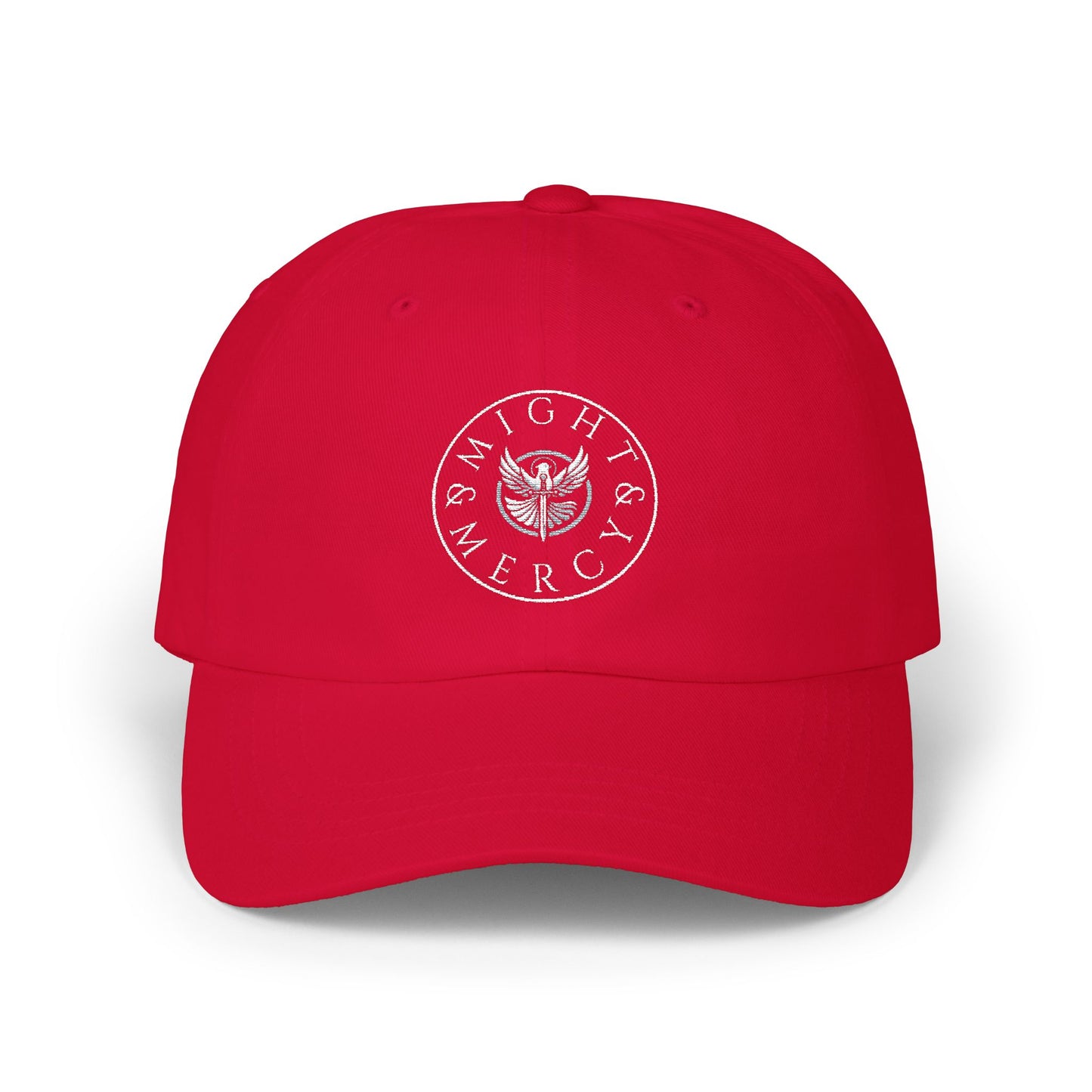 Might & Mercy Embroidered Logo Dad Cap