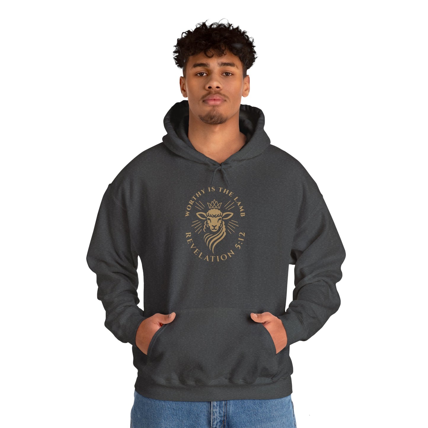 Worthy is the Lamb (Revelation 5:12) Hooded Sweatshirt