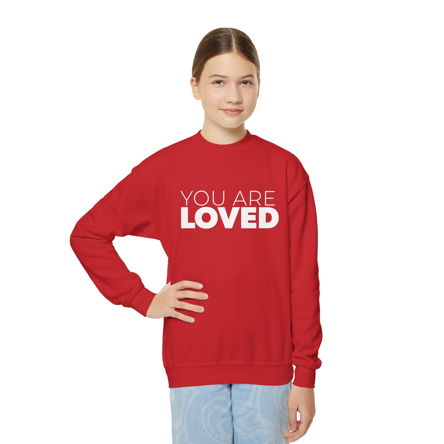 Youth You Are Loved Crewneck Sweatshirt