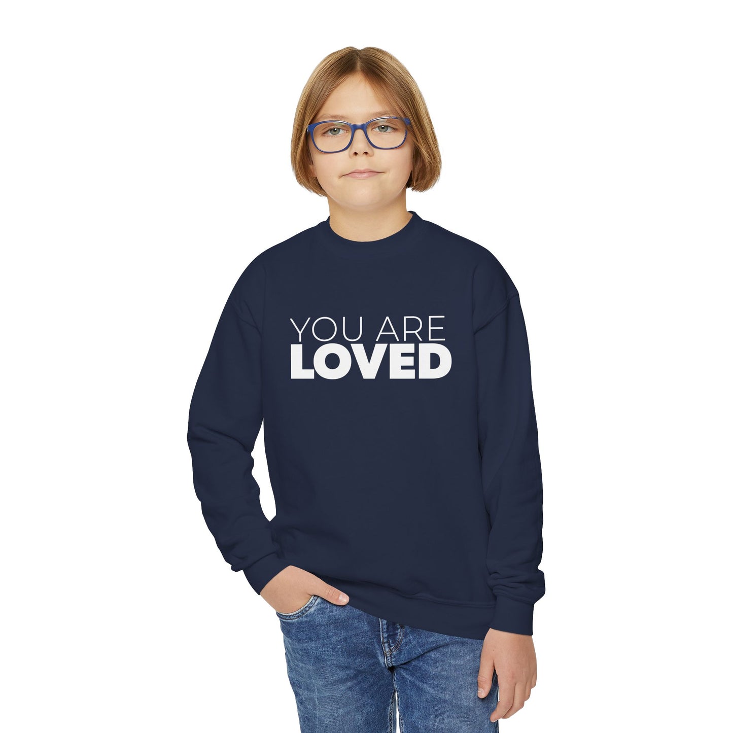 Youth You Are Loved Crewneck Sweatshirt