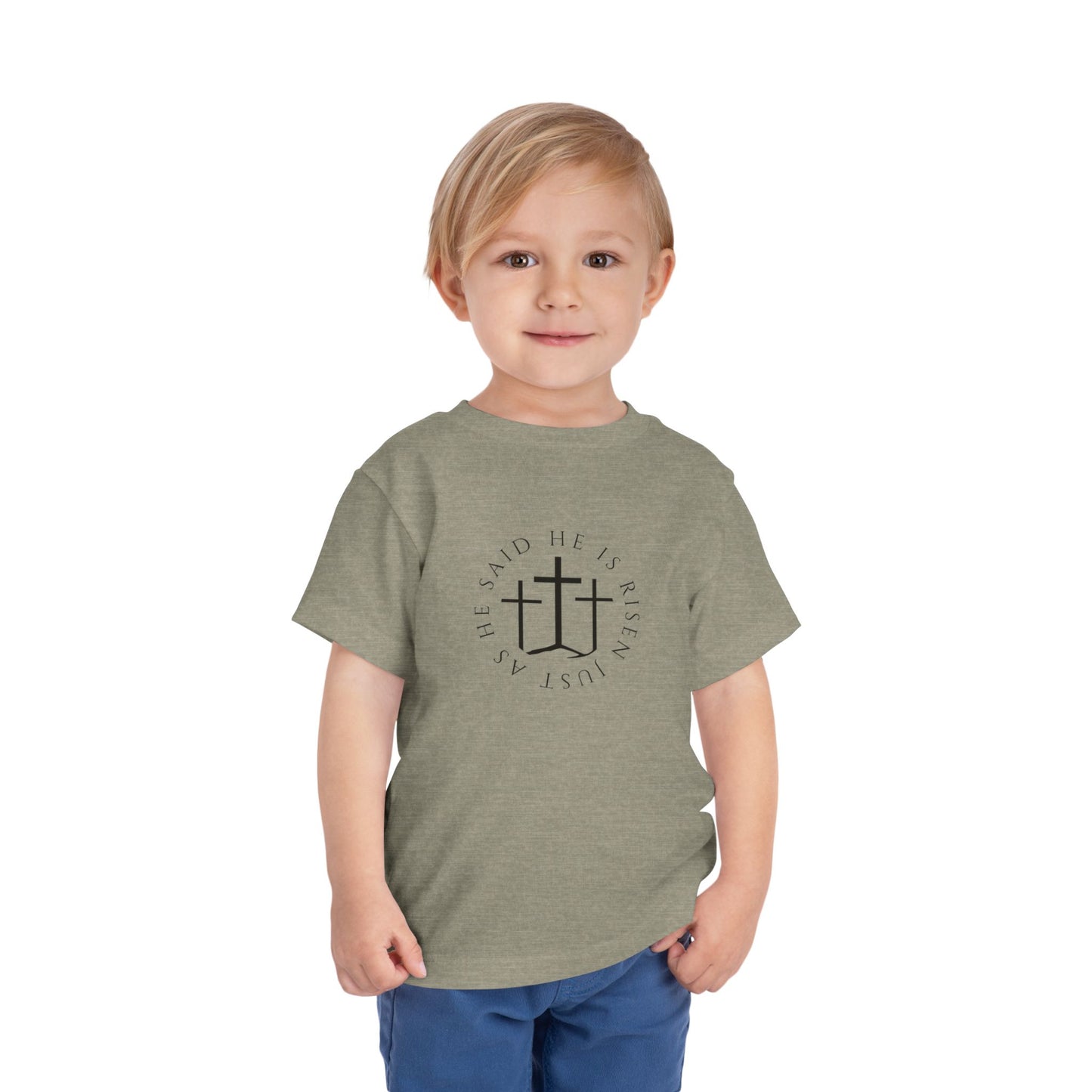 Toddler He Is Risen Tee (Matthew 28:6)