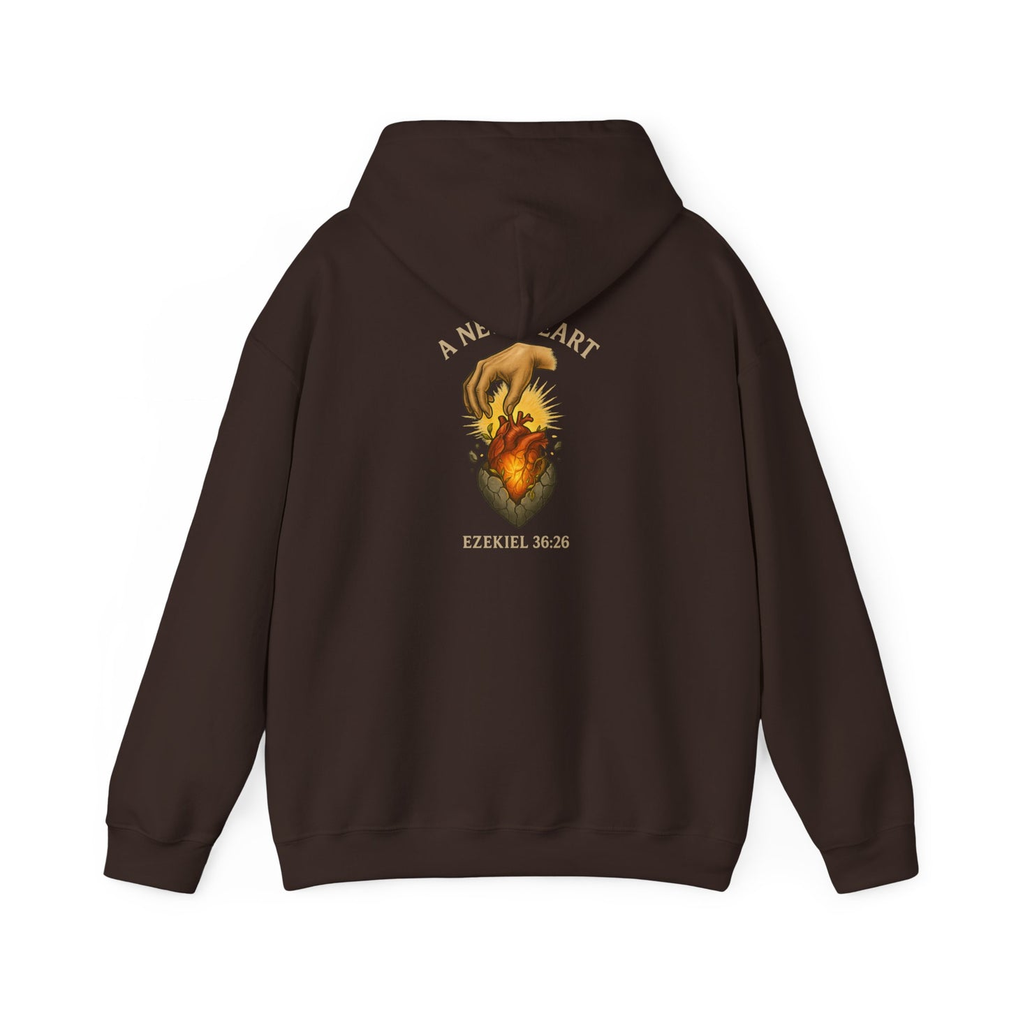 A New Heart - Ezekiel 36:26 Hooded Sweatshirt