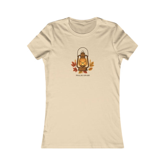 Lamp To My Feet – Psalm 119:105 Women’s Christian Fall Tee
