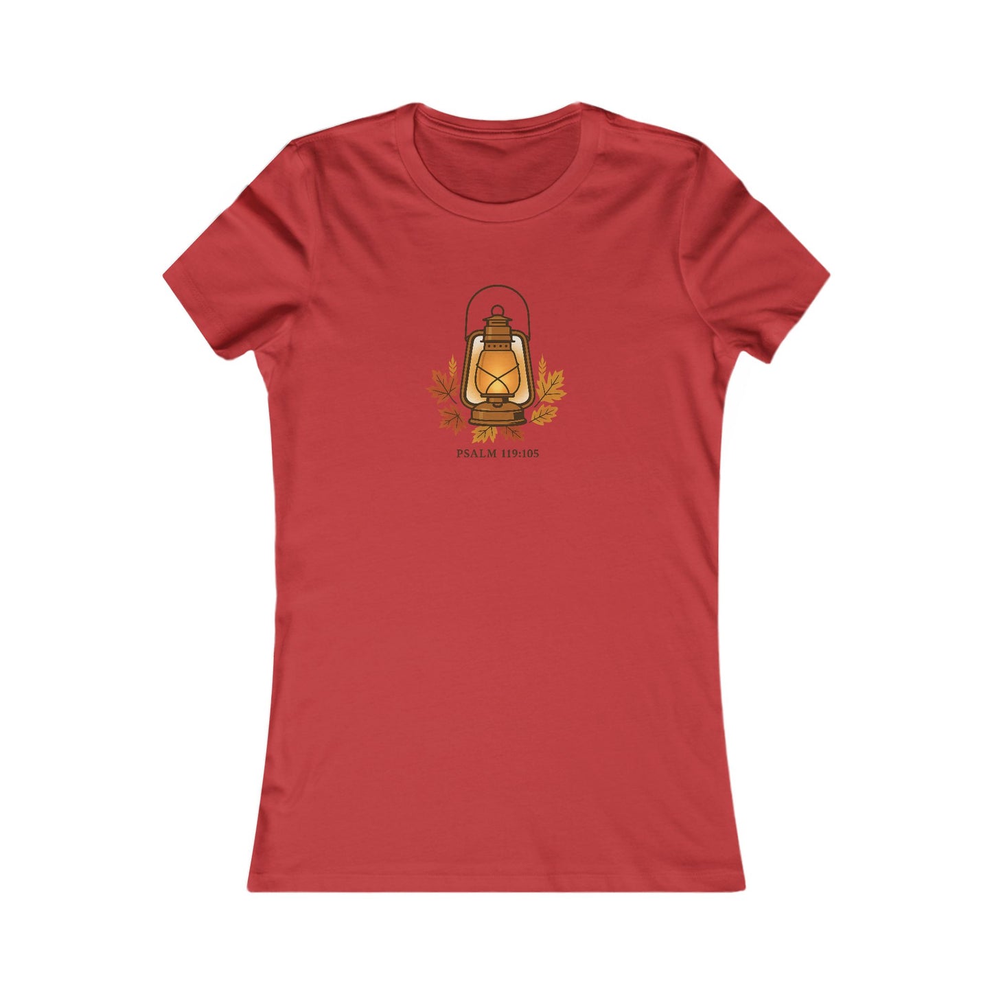 Lamp To My Feet – Psalm 119:105 Women’s Christian Fall Tee