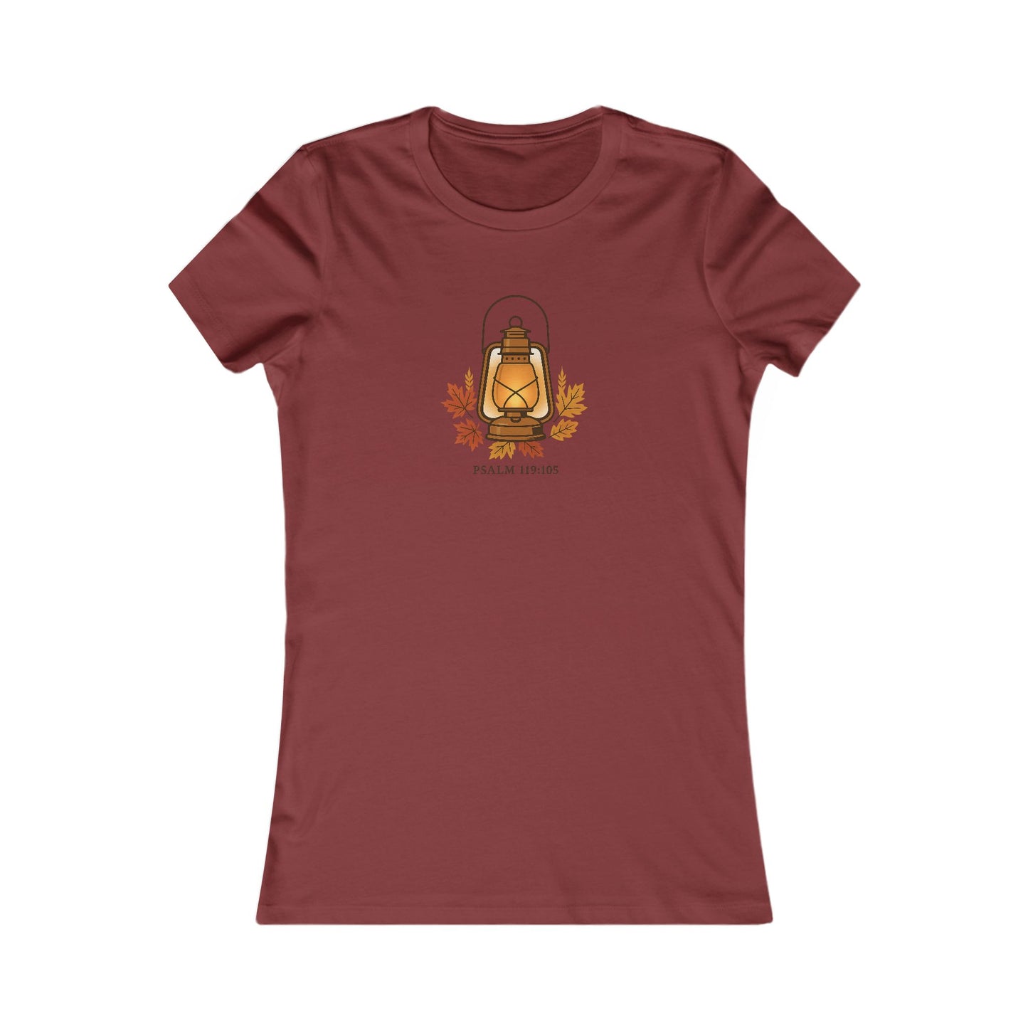 Lamp To My Feet – Psalm 119:105 Women’s Christian Fall Tee