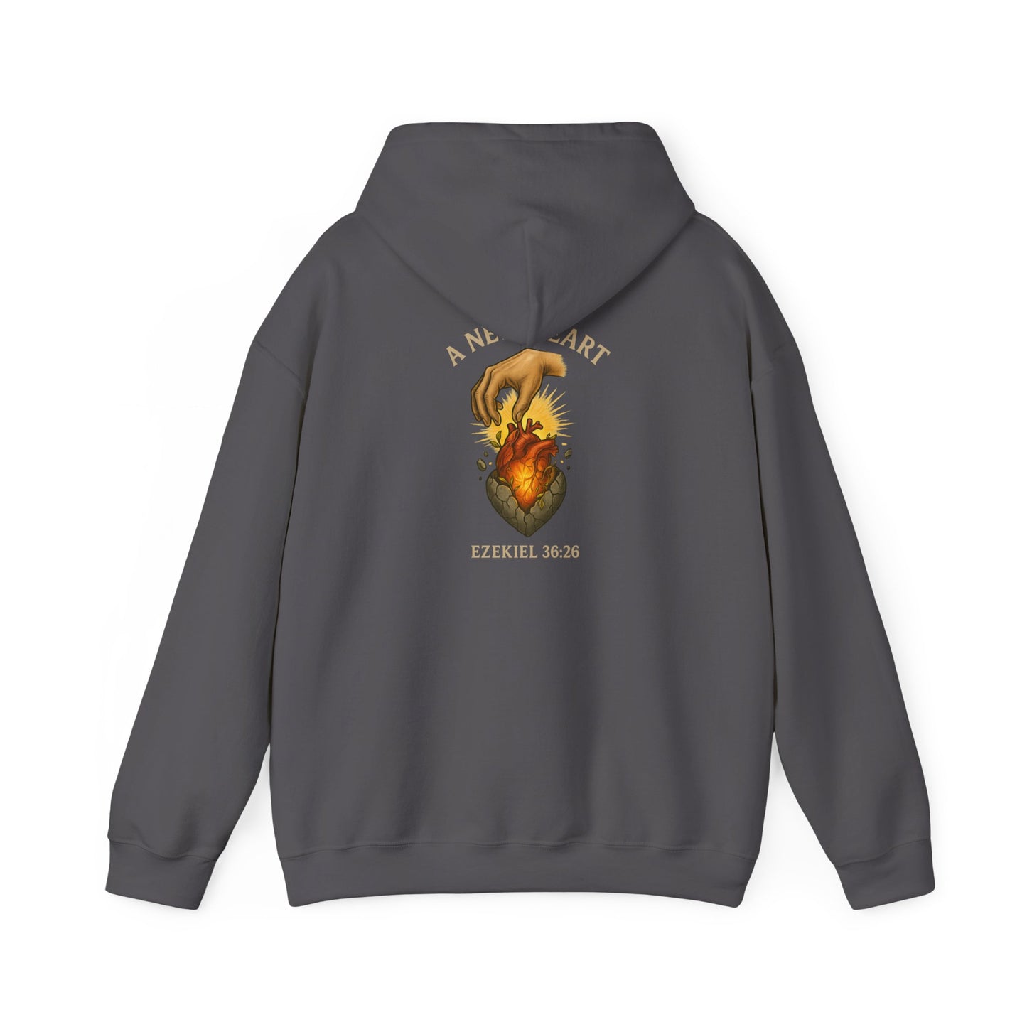 A New Heart - Ezekiel 36:26 Hooded Sweatshirt