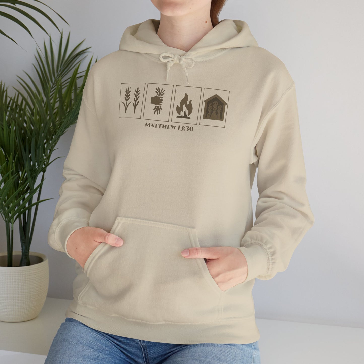 Parable of the Weeds – Matthew 13:30 Christian Hoodie