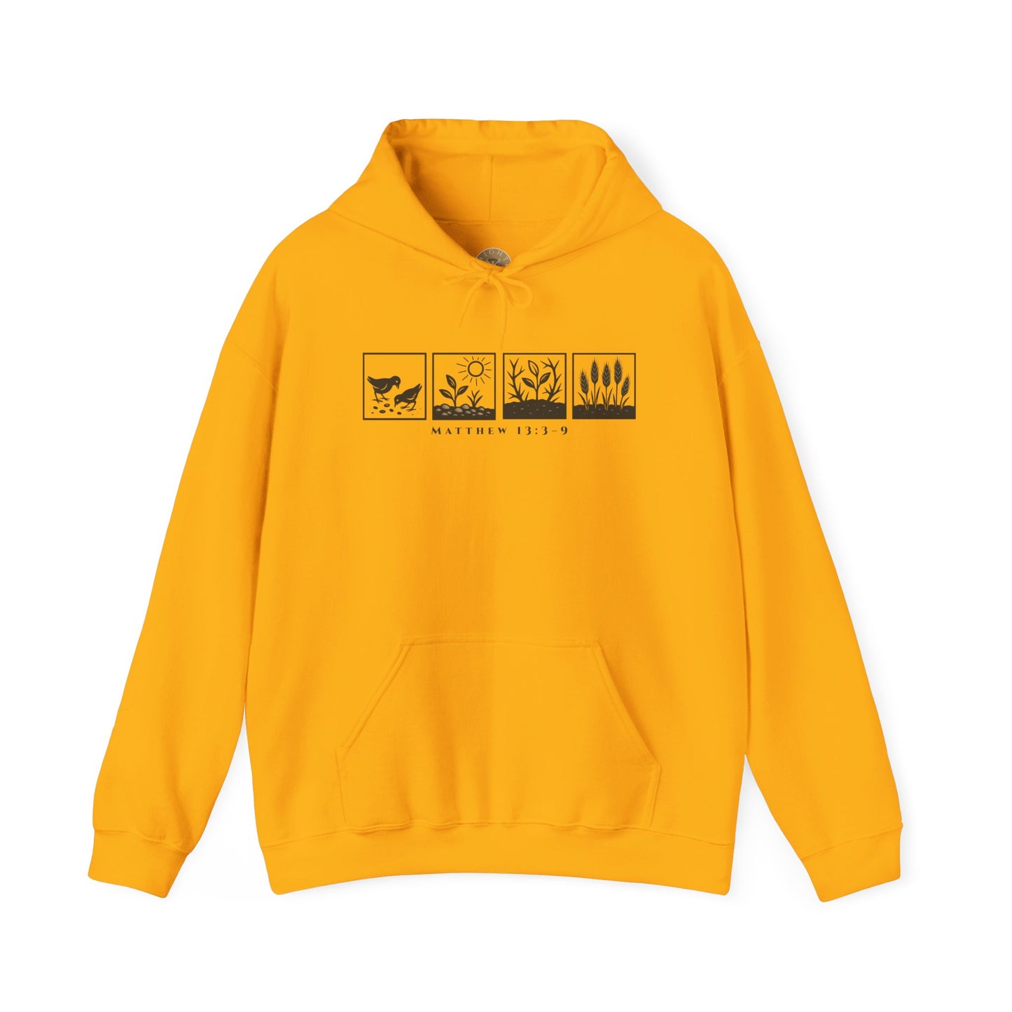 The Parable of the Sower – Minimalist Hoodie (Matthew 13:3–9)