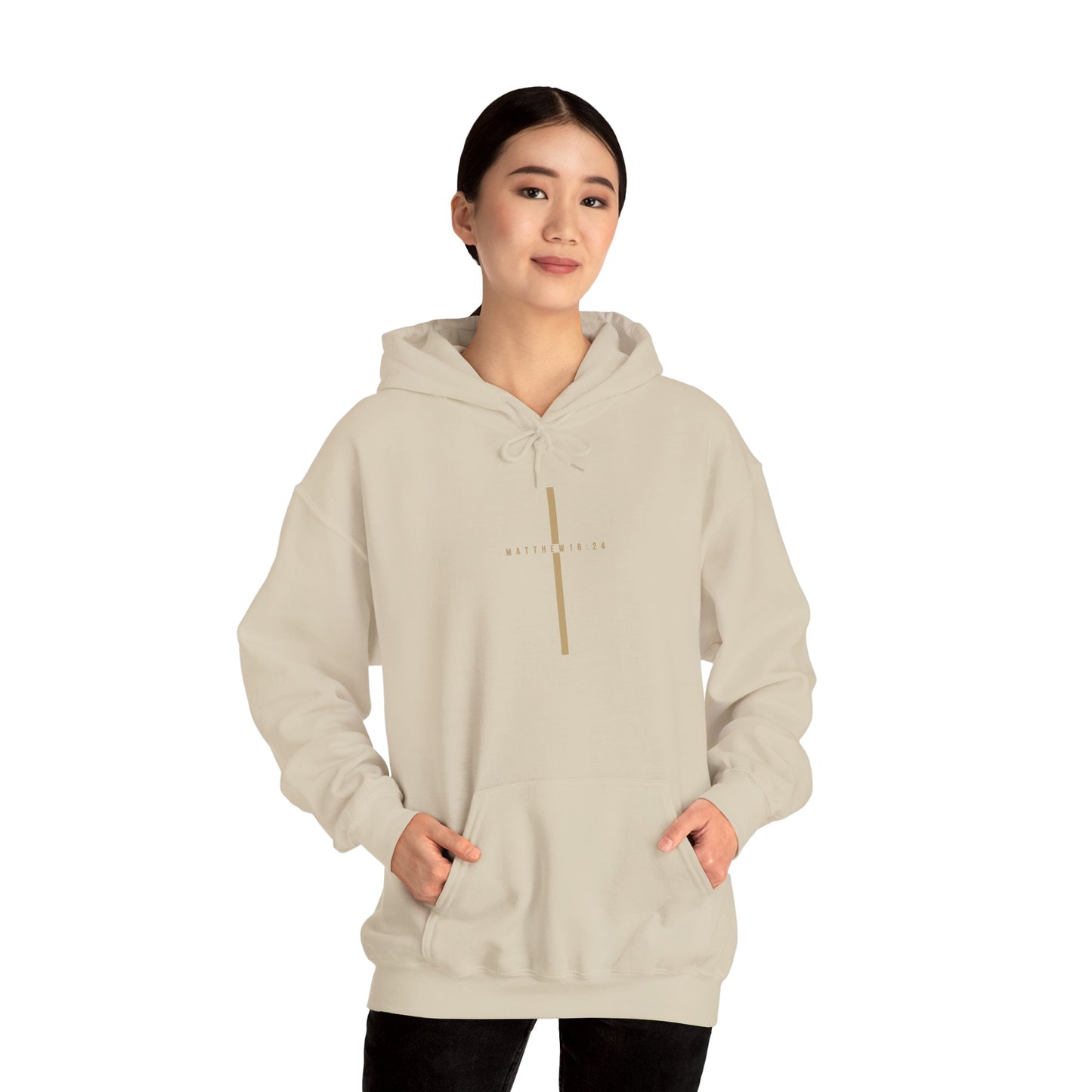 Matthew 16:24 Hooded Sweatshirt