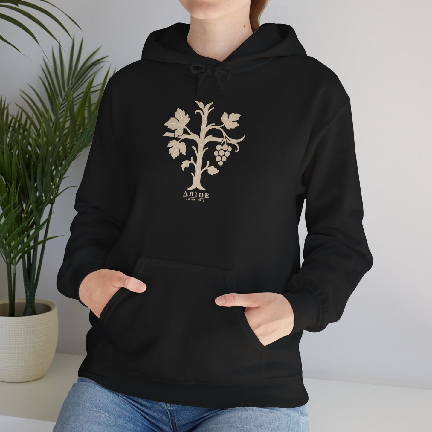 Abide – John 15:5 Hoodie